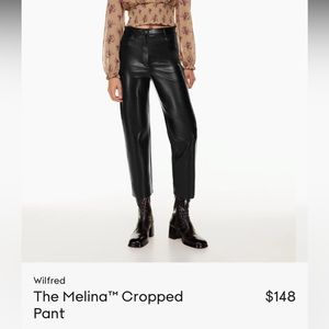 Aritzia Melina Pant Cropped - Size 6